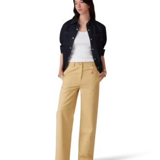 Pantalon en jacquard de coton Monogram