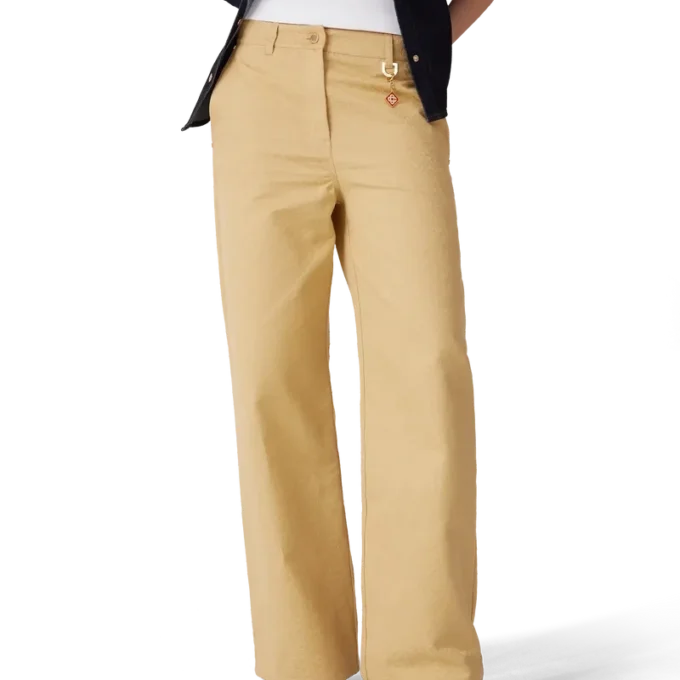 Pantalon en jacquard de coton Monogram Pantalon en jacquard de coton Monogram