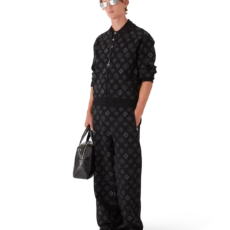 Pantalon en jacquard Monogram