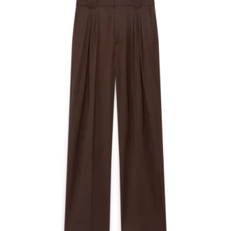 Pantalon en laine à cinq plis