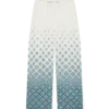 Pantalon en lin à motif Monogram dégradé Pantalon en lin à motif Monogram dégradé