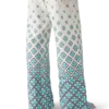 Pantalon en lin à motif Monogram dégradé Pantalon en lin à motif Monogram dégradé