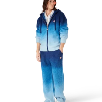 Pantalon en mohair dégradé
