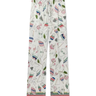 Pantalon en soie Le Vase Brise