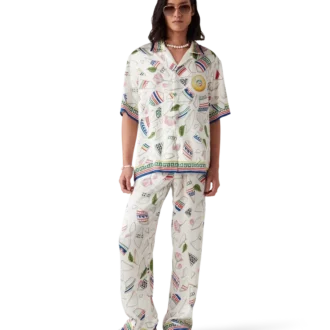 Pantalon en soie Le Vase Brise