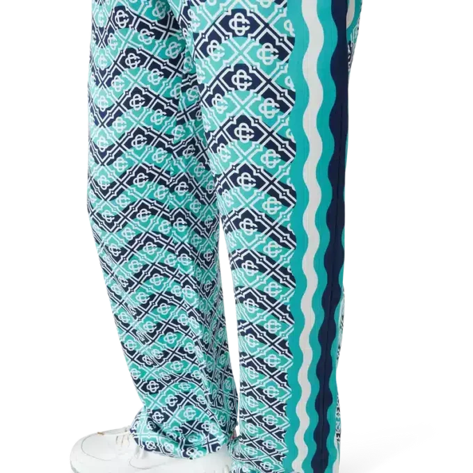 Pantalon en soie Monogram Wave Pantalon en soie Monogram Wave