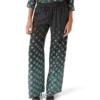 Pantalon en soie à motif Monogram dégradé