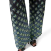 Pantalon en soie à motif Monogram dégradé
