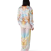 Pantalon en soie Nirvana psychédélique