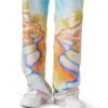 Pantalon en soie Nirvana psychédélique
