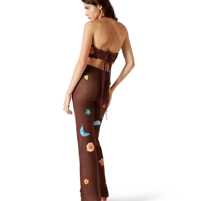 Pantalon Motif Crochet Pantalon Motif Crochet