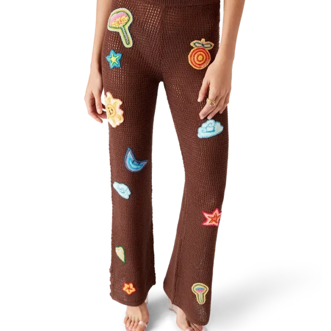 Pantalon Motif Crochet Pantalon Motif Crochet