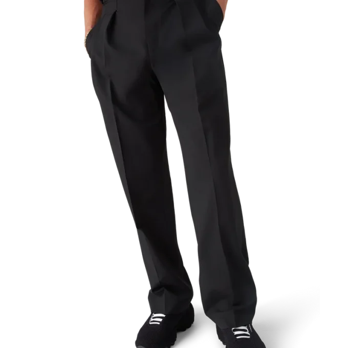 Pantalon plissé en laine Pantalon plissé en laine