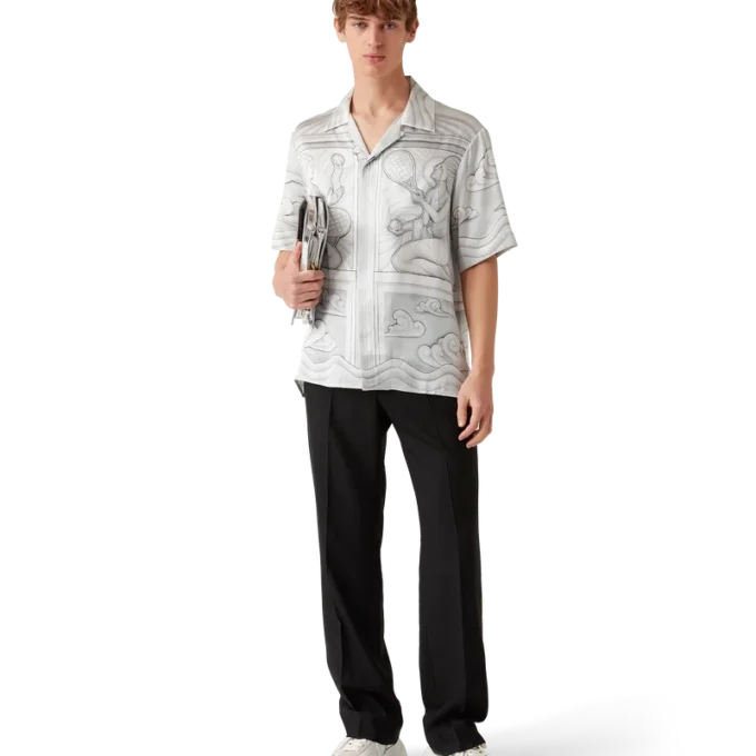 Chemise en soie à manches courtes Sacred Stone Shorts