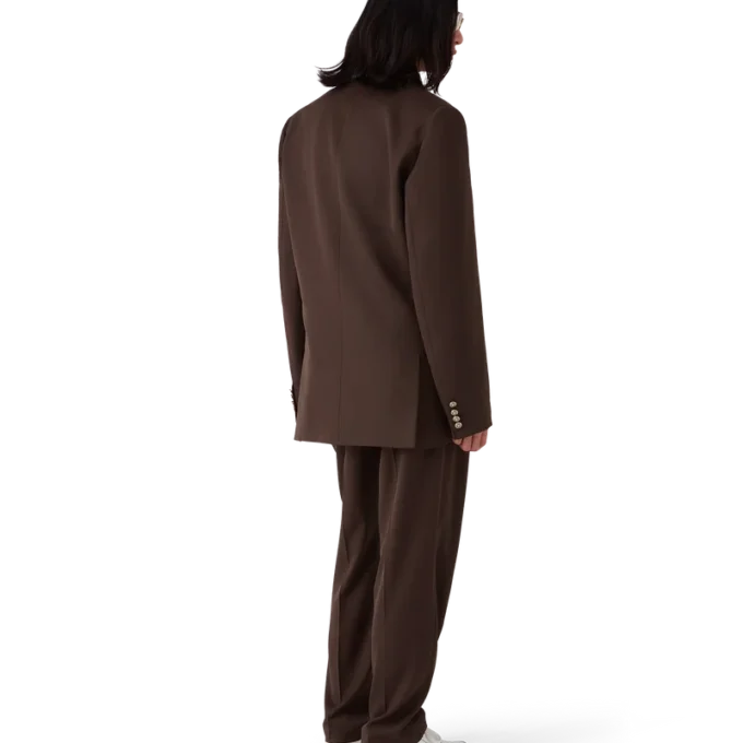 Pantalon sur mesure plissé en laine Pantalon sur mesure plissé en laine