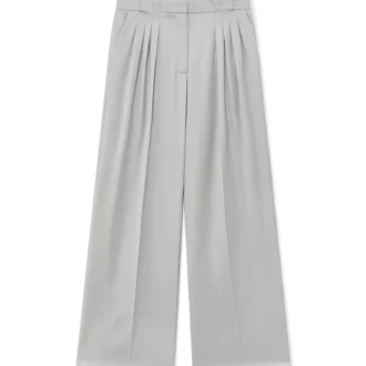 Pantalon sur mesure à triple pli en laine