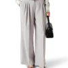 Pantalon sur mesure à triple pli en laine Pantalon sur mesure à triple pli en laine