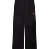Pantalons cargo en nylon et satin à motif camouflage montagne