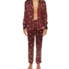 Pantalons de pyjama en satin de soie Vices