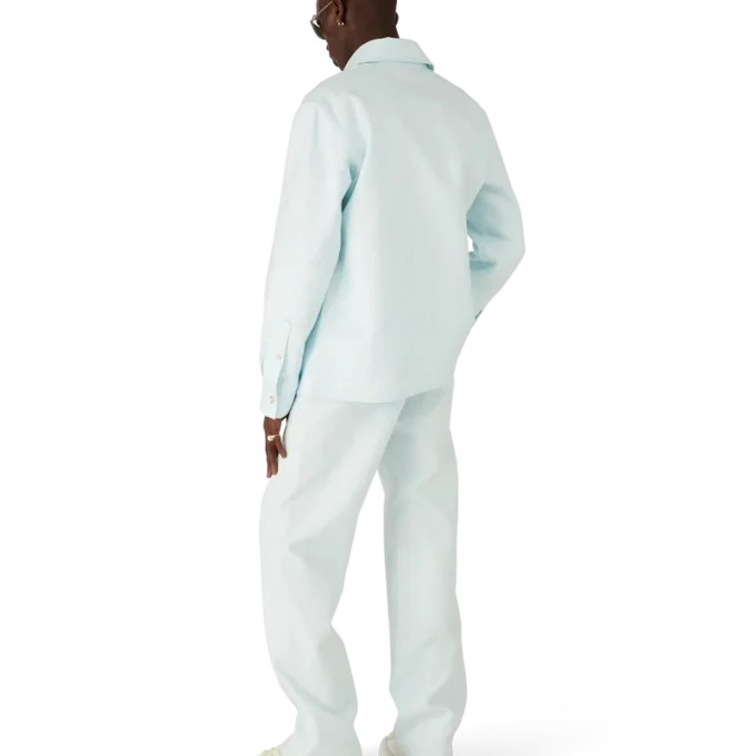 Chemise à manches longues en coton monogrammée