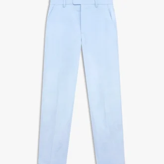 Pantalons jacquard ajustés Monogram bleu
