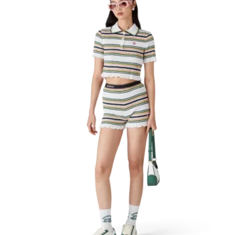 Baskets Del Mar blanches et vertes pour femme