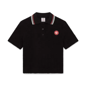 Polo en tissu éponge jacquard Monogram