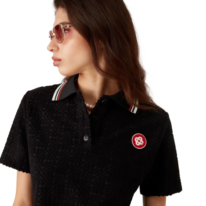 Polo en tissu éponge jacquard Monogram Polo en tissu éponge jacquard Monogram