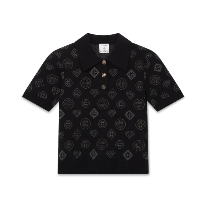 Polo jacquard monogramme Polo jacquard monogramme