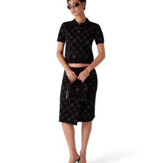 Polo jacquard monogramme