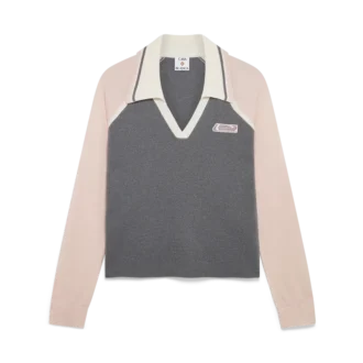 Polo à manches longues Merino Tennis