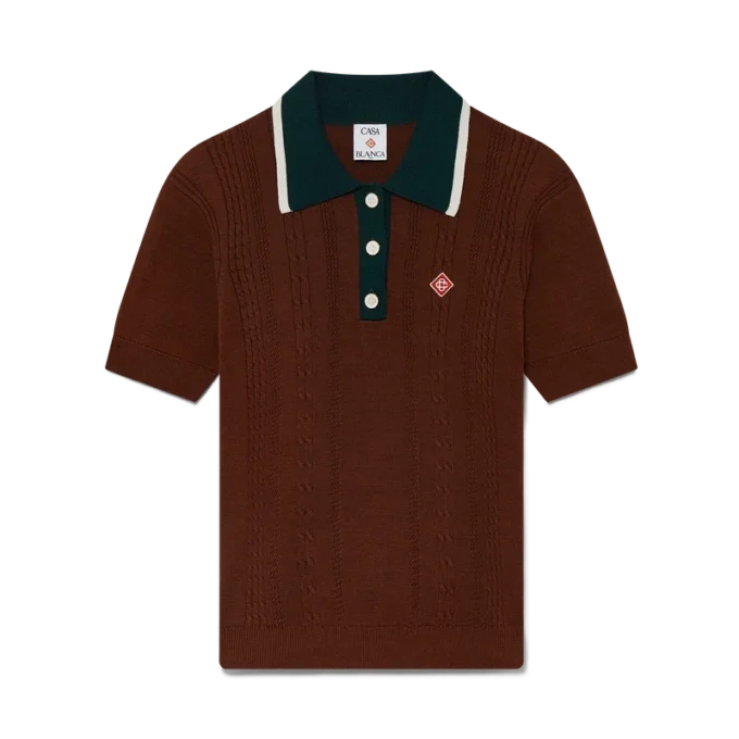 Polos en maille torsadée