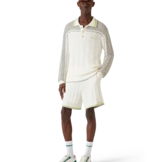 Polos à manches longues Tennis Bouclé