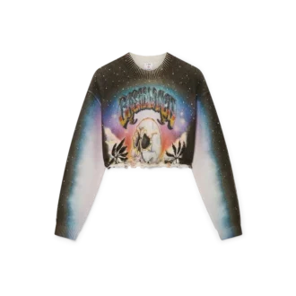 Pull court en mélange de cachemire La Pramonition