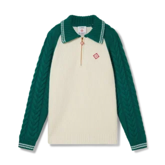 Pull en cachemire à mailles torsadées