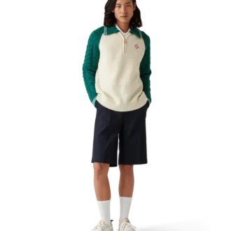 Pull en cachemire à mailles torsadées