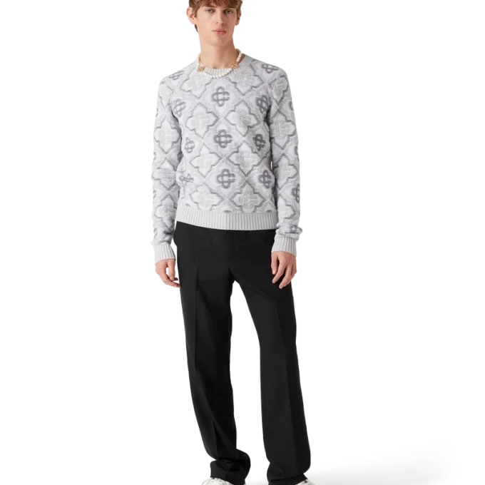 Pull en maille Monogram