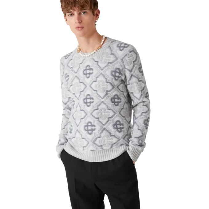 Pull en maille Monogram