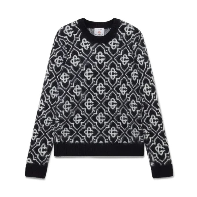 Pull en mohair Monogram