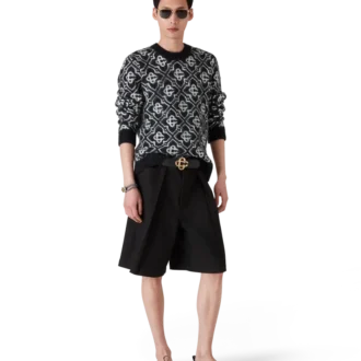 Pull en mohair Monogram