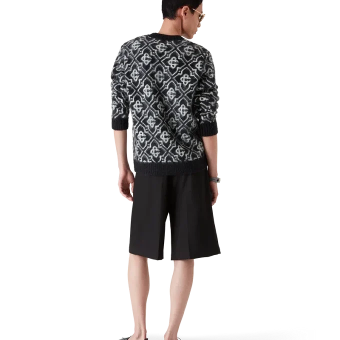 Pull en mohair Monogram