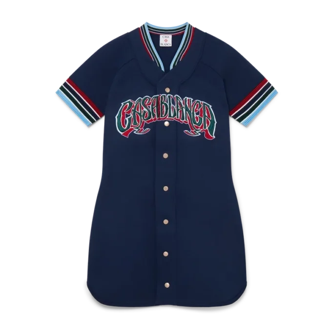 Robe de baseball en maille Robe de baseball en maille