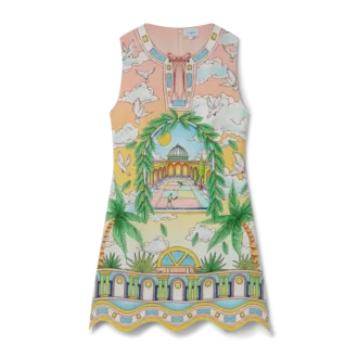 Robe de cocktail Paysage Ideal
