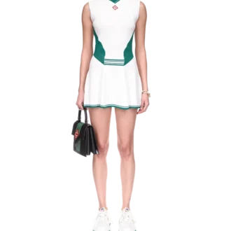 Robe de tennis drapée