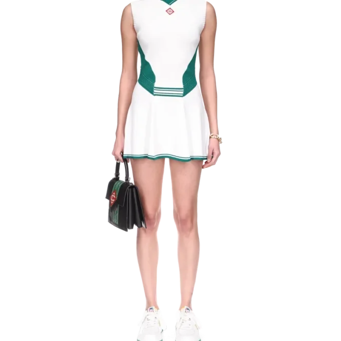 Robe de tennis drapée Robe de tennis drapée