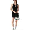 Robe de tennis en velours texturé
