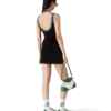 Robe de tennis en velours texturé