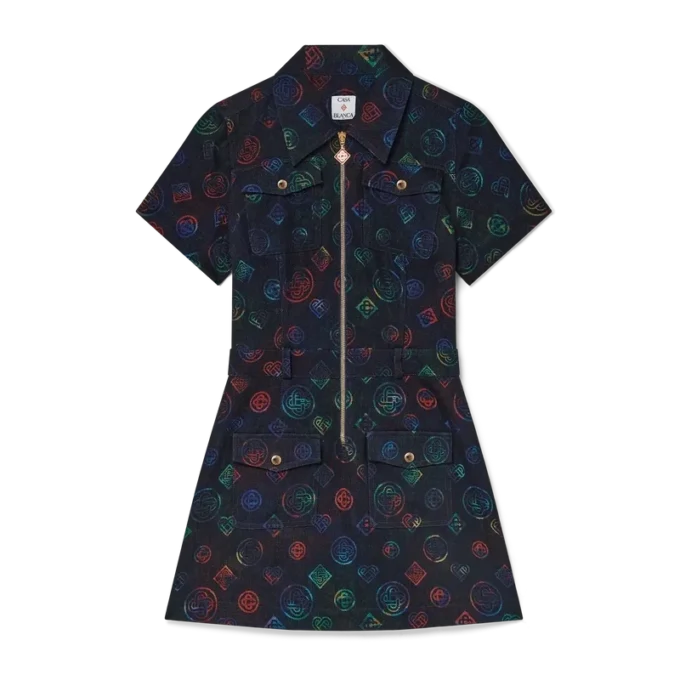 Robe en denim Monogram Robe en denim Monogram