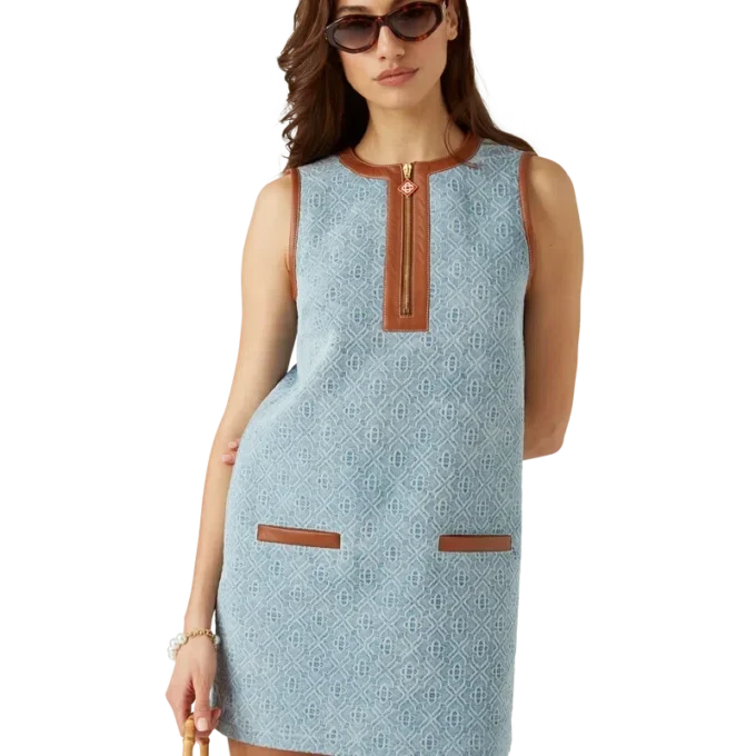 Robe en denim Monogram Robe en denim Monogram