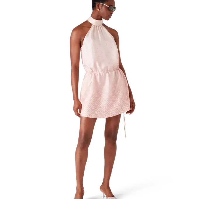 Robe en soie Monogram dégradée Robe en soie Monogram dégradée